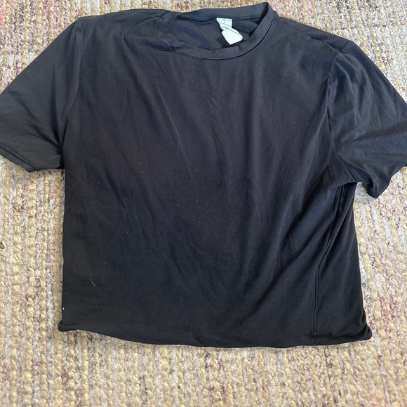 Lululemon crop black top - Picture 1 of 2